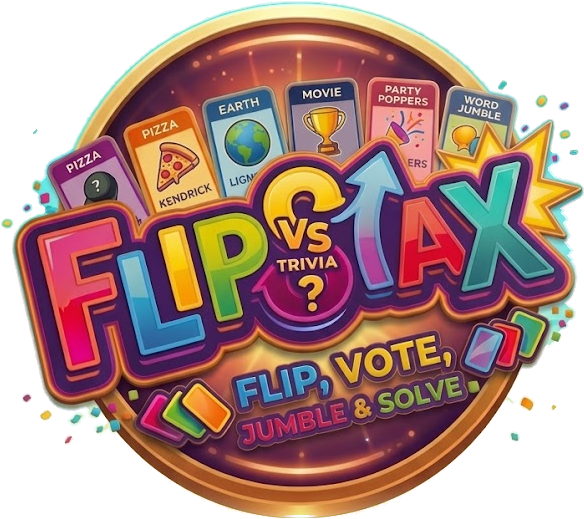 FlipStax - Flip, Vote, Jumble & Solve
